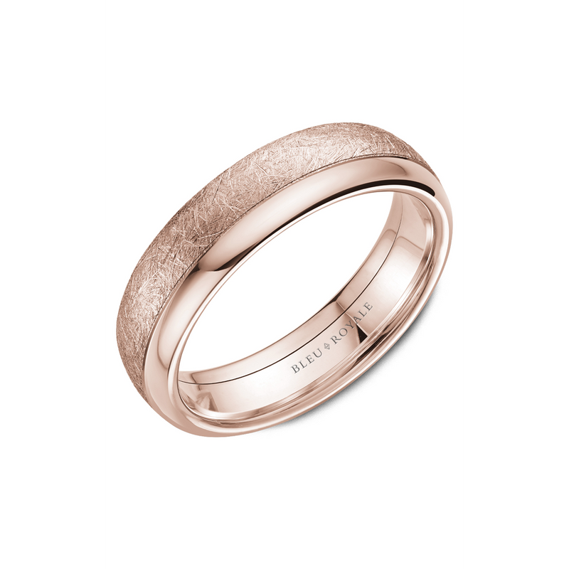 Bleu Royale Men's Wedding Band RYL-081R6