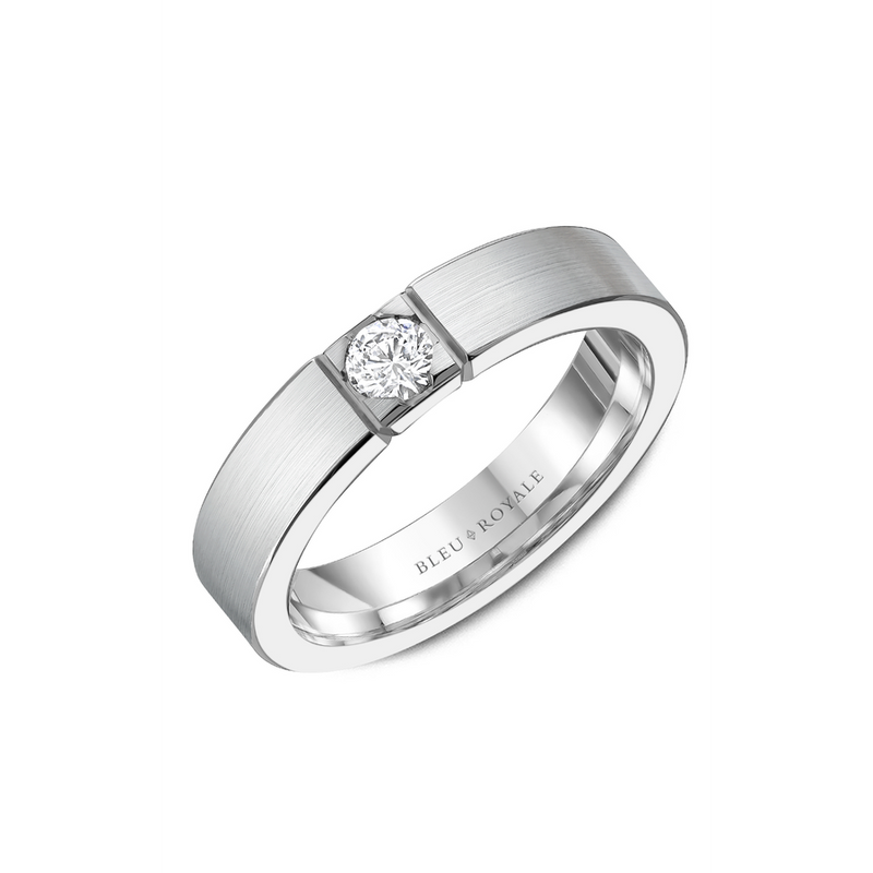 Bleu Royale Men's Wedding Band RYL-083WD5