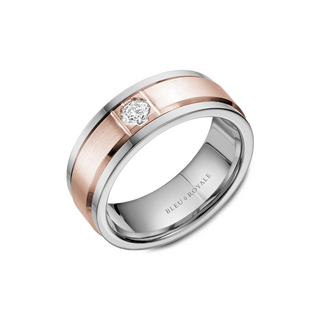 Bleu Royale Men's Wedding Band RYL-084RWD8