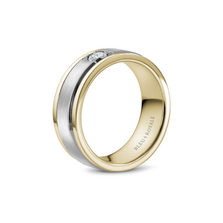 Bleu Royale Men's Wedding Band RYL-084WYD8