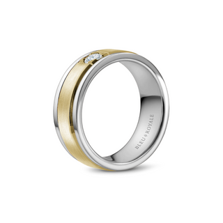 Bleu Royale Men's Wedding Band RYL-084YWD8