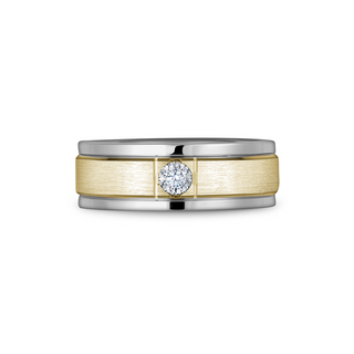 Bleu Royale Men's Wedding Band RYL-084YWD8