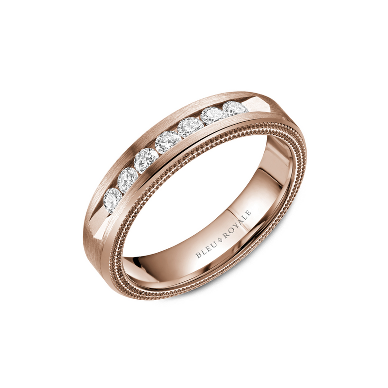 Bleu Royale Men's Wedding Band RYL-085RD55