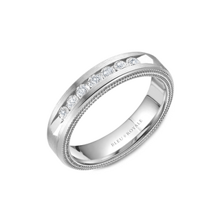 Bleu Royale Men's Wedding Band RYL-085WD55