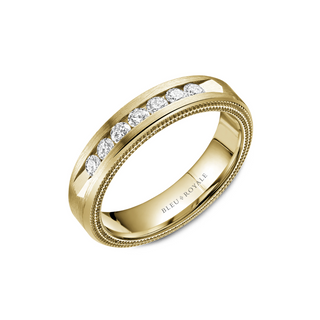 Bleu Royale Men's Wedding Band RYL-085YD55
