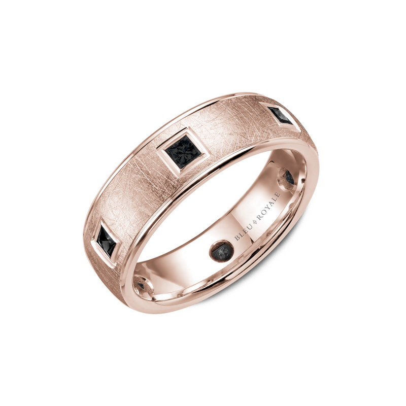 Bleu Royale Men's Wedding Band RYL-089RD75