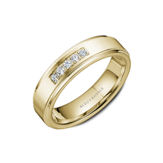 Bleu Royale Men's Wedding Band RYL-101YD55