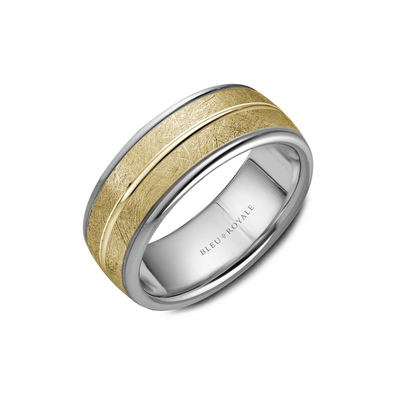 Bleu Royale Men's Wedding Band RYL-102YW85