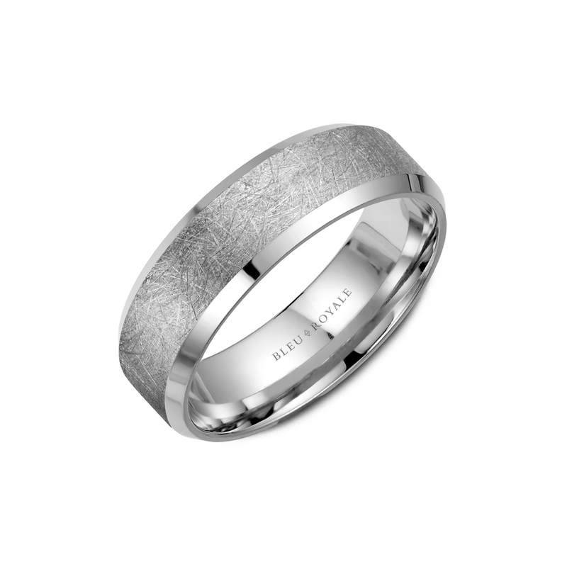 Bleu Royale Men's Wedding Band RYL-104W7