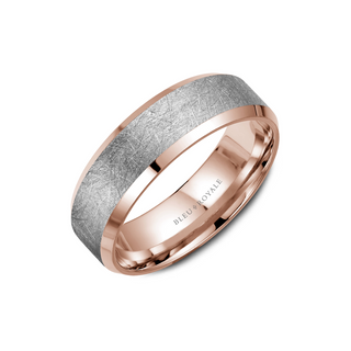 Bleu Royale Men's Wedding Band RYL-104WR7