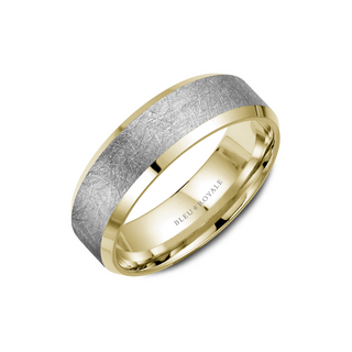 Bleu Royale Men's Wedding Band RYL-104WY7