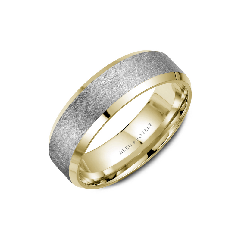 Bleu Royale Men's Wedding Band RYL-104WY7