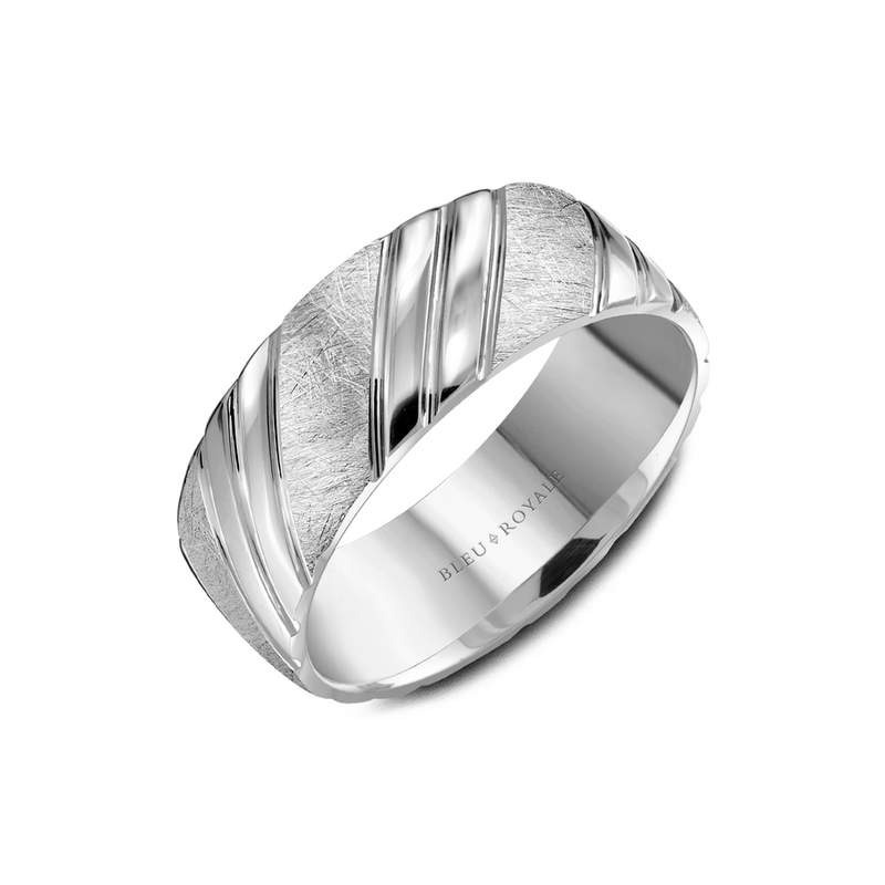 Bleu Royale Men's Wedding Band RYL-108W85