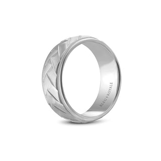 Bleu Royale Men's Wedding Band RYL-111W85