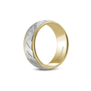 Bleu Royale Men's Wedding Band RYL-111WY85