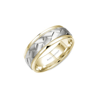 Bleu Royale Men's Wedding Band RYL-111WY85