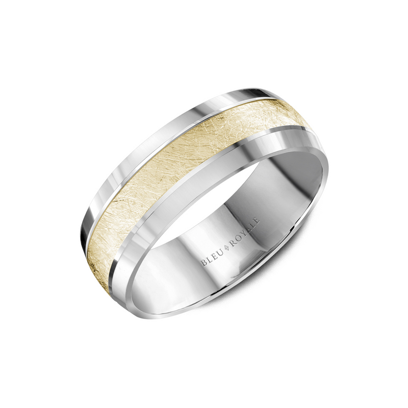 Bleu Royale Men's Wedding Band RYL-112YW85