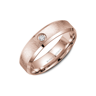 Bleu Royale Men's Wedding Band RYL-117RD65