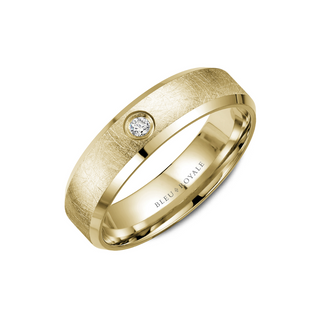 Bleu Royale Men's Wedding Band RYL-117YD65