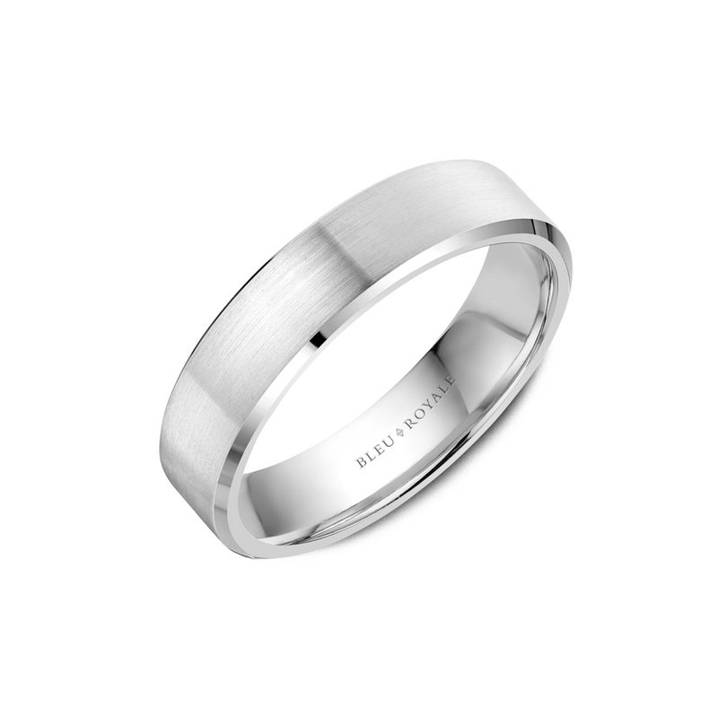Bleu Royale Men's Wedding Band RYL-118W55