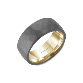 Bleu Royale Men's Wedding Band RYL-122TY8