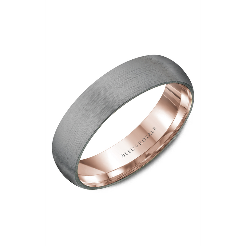 Bleu Royale Men's Wedding Band RYL-124TR6