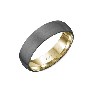 Bleu Royale Men's Wedding Band RYL-124TY6