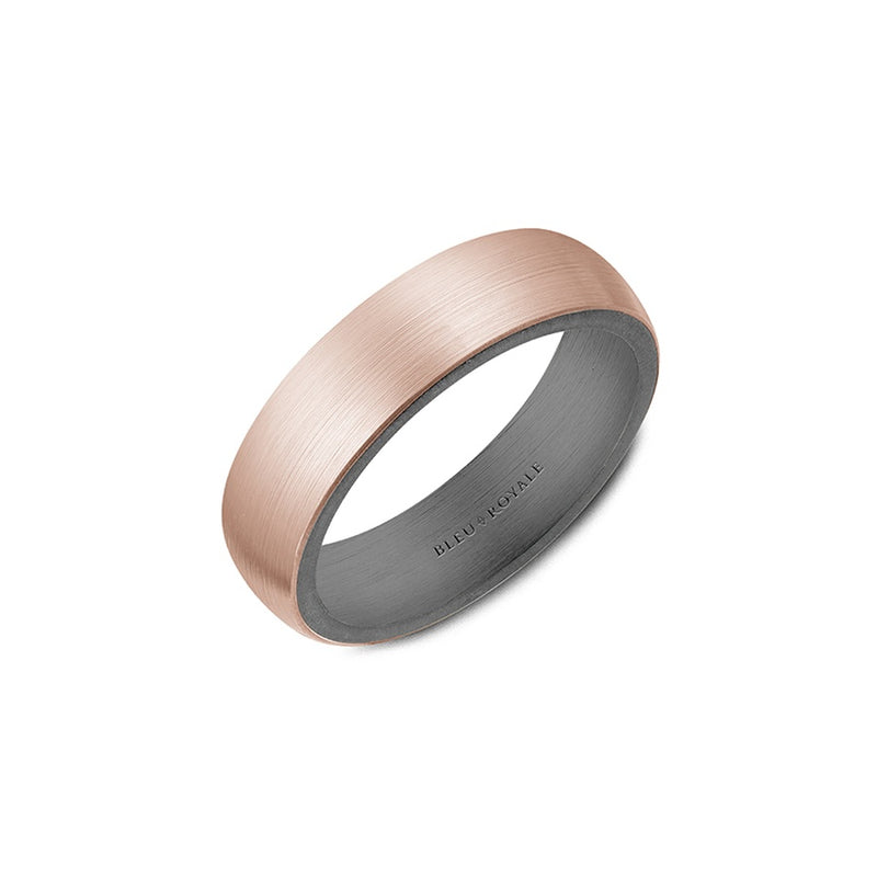 Bleu Royale Men's Wedding Band RYL-128RT6