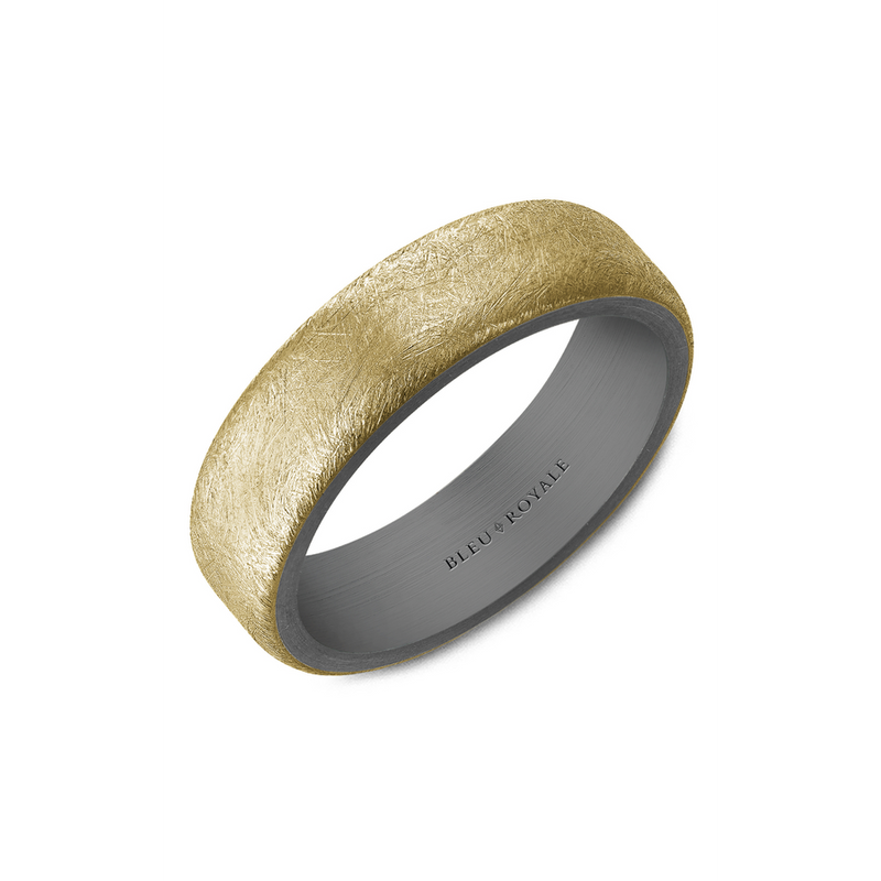 Bleu Royale Men's Wedding Band RYL-130YT6