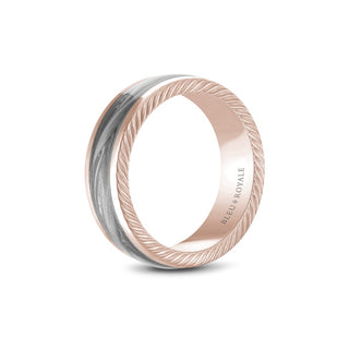 Bleu Royale Men's Wedding Band RYL-133AGR75