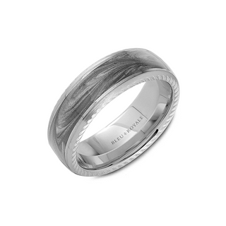 Bleu Royale Men's Wedding Band RYL-133AGW75