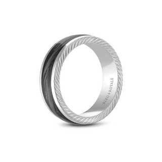 Bleu Royale Men's Wedding Band RYL-133CGW95