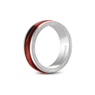 Bleu Royale Men's Wedding Band RYL-133CRW95