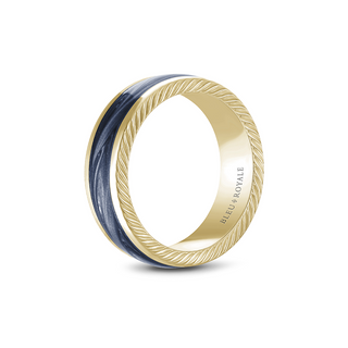 Bleu Royale Men's Wedding Band RYL-133MBY95