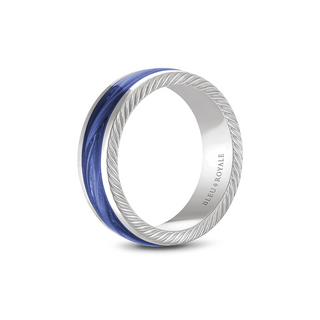 Bleu Royale Men's Wedding Band RYL-133UBW95
