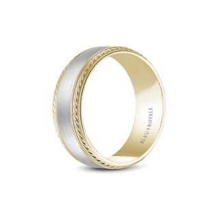 Bleu Royale Men's Wedding Band RYL-134WY8