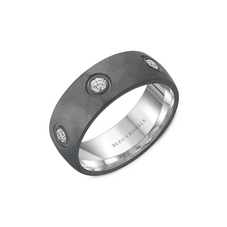 Bleu Royale Men's Wedding Band RYL-137TWD8