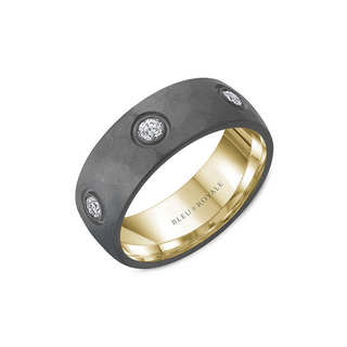 Bleu Royale Men's Wedding Band RYL-137TYD8