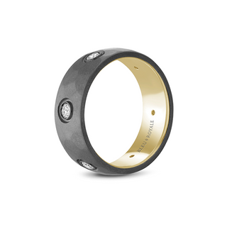 Bleu Royale Men's Wedding Band RYL-137TYD8