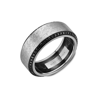 Bleu Royale Men's Wedding Band RYL-154WBD9
