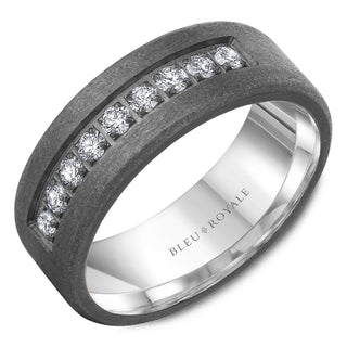 Bleu Royale Men's Wedding Band RYL-160TWD8