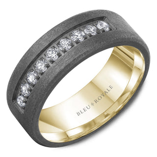 Bleu Royale Men's Wedding Band RYL-160TYD8