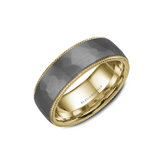 Bleu Royale Men's Wedding Band RYL-162TY75