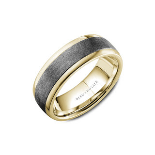Bleu Royale Men's Wedding Band RYL-165TY75