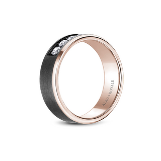 Bleu Royale Men's Wedding Band RYL-166TRD75
