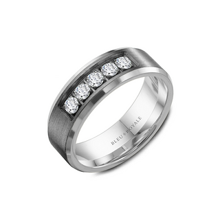 Bleu Royale Men's Wedding Band RYL-166TWD75