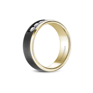 Bleu Royale Men's Wedding Band RYL-166TYD75