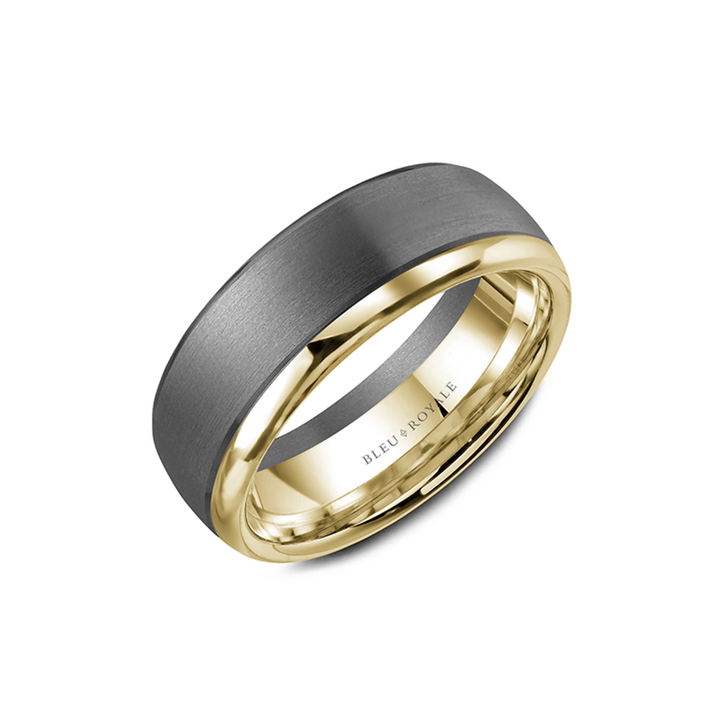 Bleu Royale Men's Wedding Band RYL-169TY75