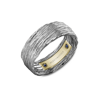 Bleu Royale Men's Wedding Band RYL-171WY8