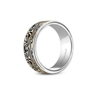 Bleu Royale Men's Wedding Band RYL-178YW8